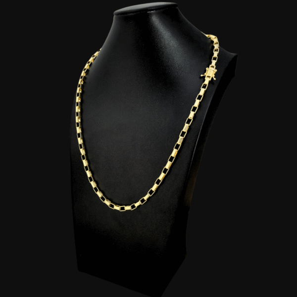 Corrente Tijolinho Folheada a Ouro 18k